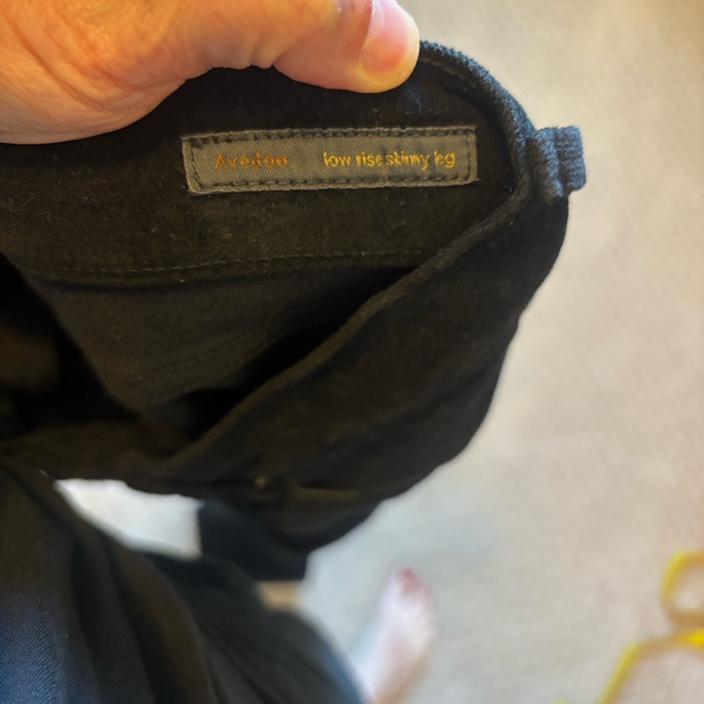 Citizens of Humanity Black Corduroy Skinny Leg Jeans - Picture 8 of 10
